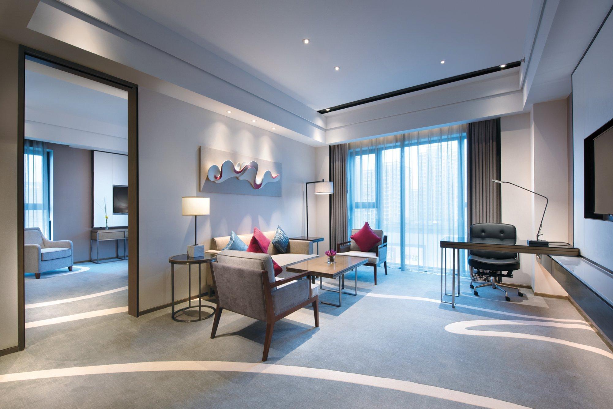 Crowne Plaza Hangzhou Qiantang - The Subway Can Reach The West Lake Scenic Area As Well As The Airport And High-Speed Rail Station, Adjacent To Jinsha Lake And Longfor Paradise Walk المظهر الخارجي الصورة