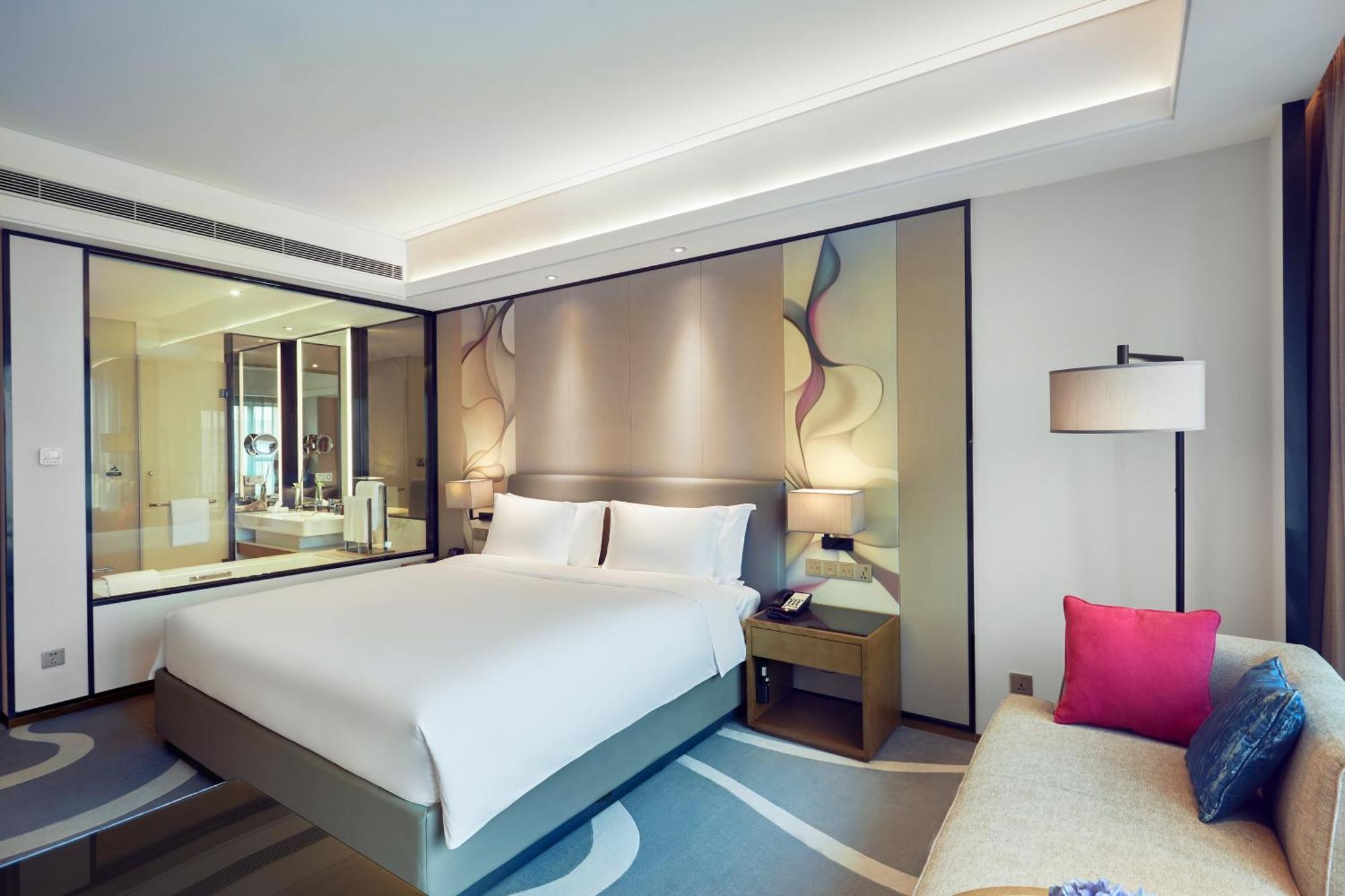Crowne Plaza Hangzhou Qiantang - The Subway Can Reach The West Lake Scenic Area As Well As The Airport And High-Speed Rail Station, Adjacent To Jinsha Lake And Longfor Paradise Walk المظهر الخارجي الصورة